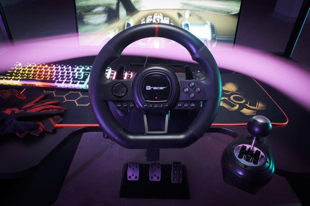 Kierownica TRACER SimRacer realizm komfort