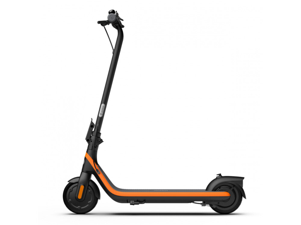 Hulajnoga elektryczna SEGWAY Kickscooter C2 Czarno-pomarańczowy opony bezdetkowe 7-calowe odporne na przebicia doskonale tlumia drgania i wstrzasy
