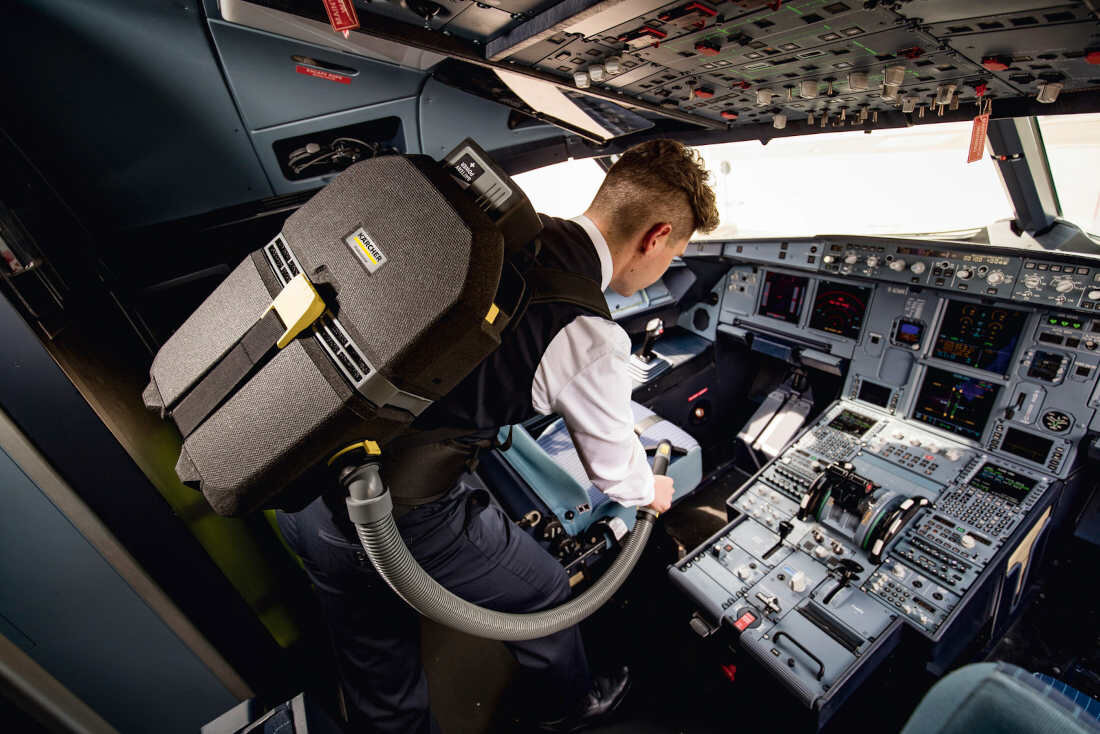 Odkurzacz przemyslowy KARCHER Professional BVL 5/1 BP PACK EU 1.394-270.0 Akumulator Kärcher Power+ silnik EC Ergonomiczna konstrukcja moc 500W