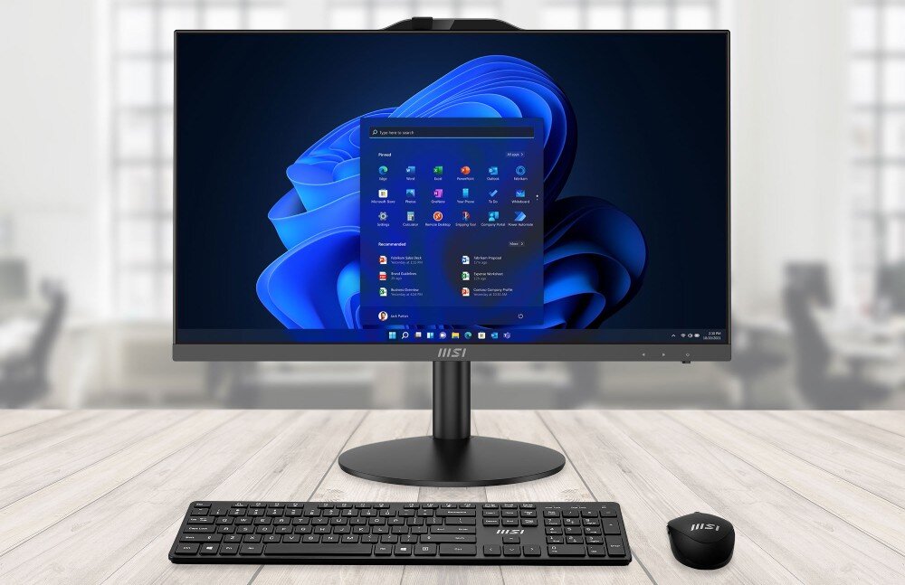 Komputer MSI Pro AP242 13M-609EU 23.8 IPS i5-13400 8GB RAM 512GB SSD Windows 11 Professional praca zastosowanie