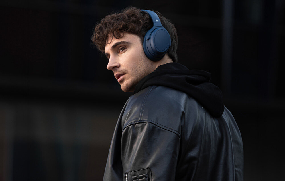 Sluchawki EDIFIER WH700 muzyka jakosc czas anc przetworniki tryb gaming