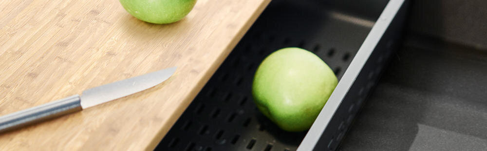 FRANKE Basis BFG 611-62 114.0676.302 wygoda zlewozmywak funkcjonalne elementy praca kuchnia młynek odpady dozownik płyn