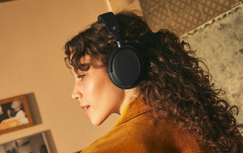 Słuchawki nauszne SENNHEISER Accentum Plus Czarny regulacja aplikacja korektor