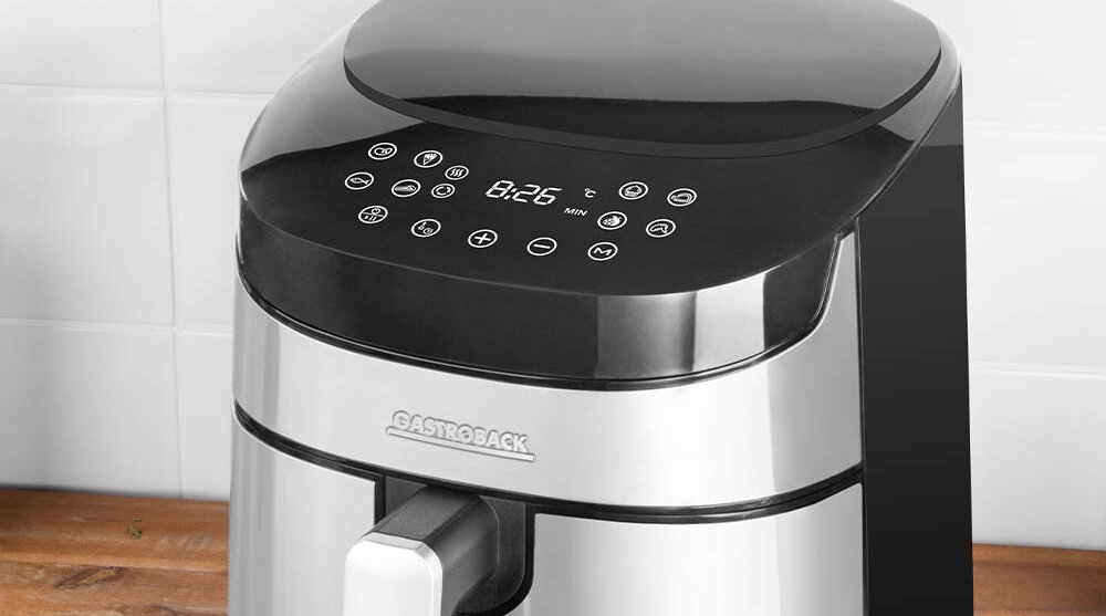 Frytkownica beztłuszczowa GASTROBACK 42582 Stalowo-czarny Air Fryer Wysoka moc 1300 W
