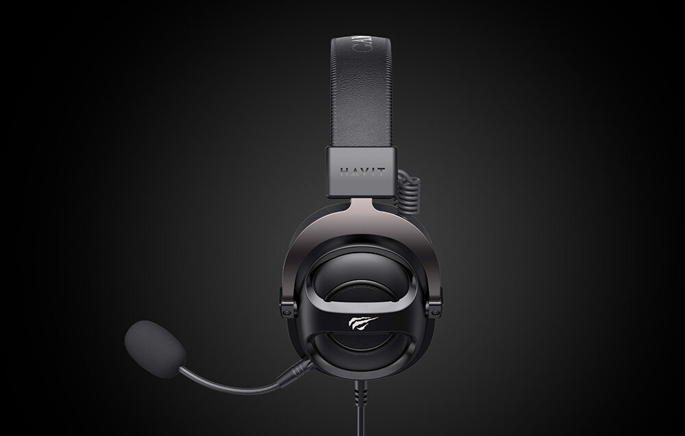 Słuchawki HAVIT H2002E lekka konstrukcja miekkie nauszniki komfort