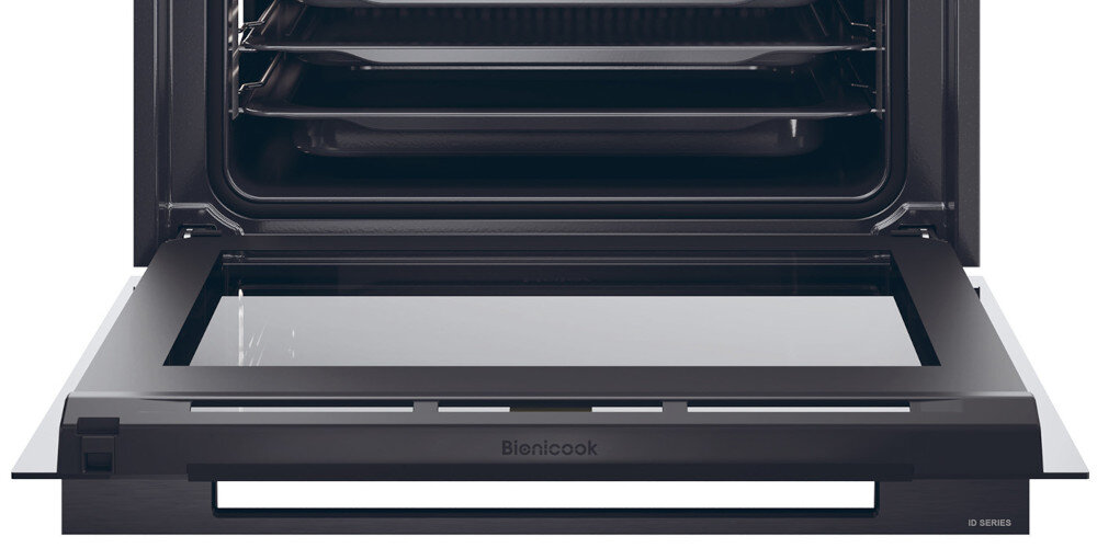 PIEKARNIK HAIER H6 ID48M5YTB SERIA 4 Szybkie czyszczenie drzwi system Click & Clean łatwe dokładne czyszczenie oszczędność czasu