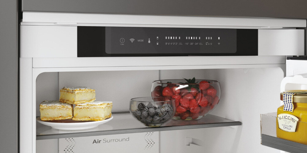 LODÓWKA HAIER HBW5518D Wszystko pod kontrolą panel sterowania elektroniczny łatwa obsługa ustawienia temperatura