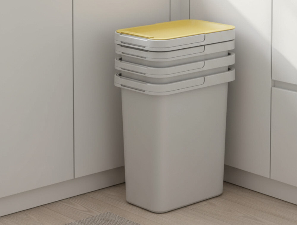 Kosza na śmieci KEDEN NKS12S4 4 x 12L design prezentacja wizualizacja wygląd Wygodna segregacja odpadów