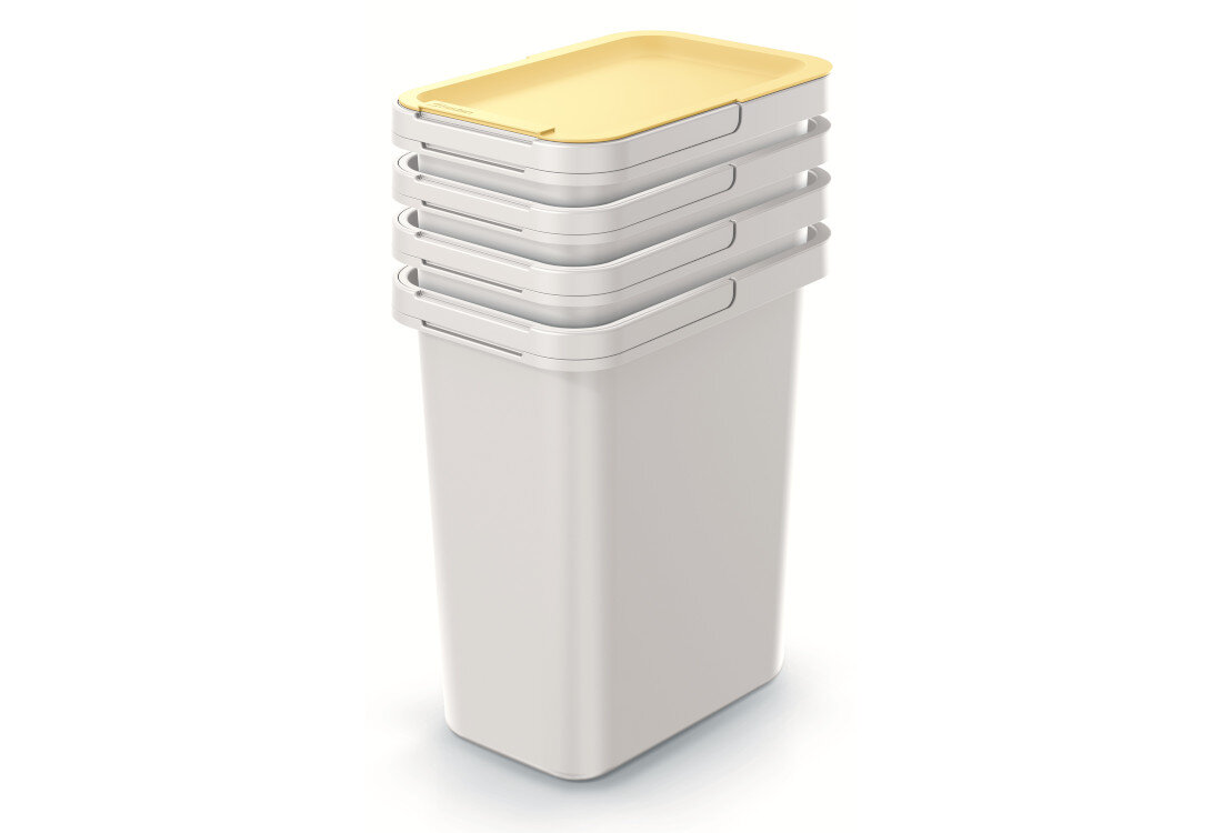 Kosza na śmieci KEDEN NKS12S4 4 x 12L design i funkcjonalność praktyczną, uchylną pokrywę ułatwienie zapobiega wydobywaniu się nieprzyjemnych zapachów ramka wewnętrzna wymiary głębokość szerokość wysokość waga