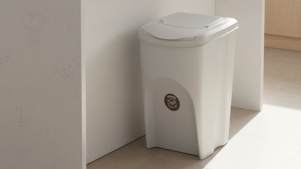 Kosza na śmieci KEDEN SORTIBOX IKWB35S3 (3x35l) Popielaty Estetyczny zestaw pojemność trzy pojemniki popielaty kolor wymiary długość głębokość szerokość stabilne ustawianie jeden na drugim