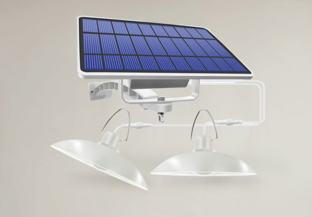 Lampa solarna FOREVER LIGHT Sunari FLS-80 RTV100385 Podwójna ekologiczne oswietlenie efektywne swiatlo
