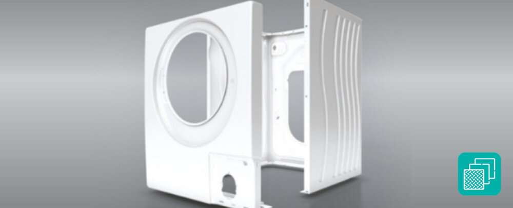 SUSZARKA GORENJE DNS93PL wizualizacja lifestyle budowa konstrukcja Ochrona przed rdzą ocynkowana blacha ochrona przed wilgocią rdzą