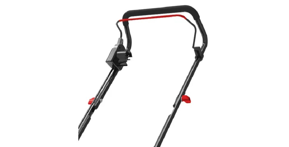 Kosiarka elektryczna DEDRA DED8708-A 1600W 380mm raczka komfortowa ergonomiczna miekkie wykoczenie kola lozyska slimakowe rozmiar 14 cm na przod 20 na tyl