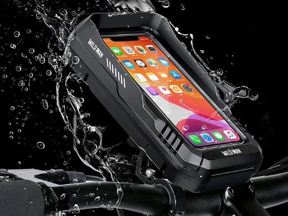 Uchwyt rowerowy WILDMAN FK2 pokrowiec schowek telefon etui