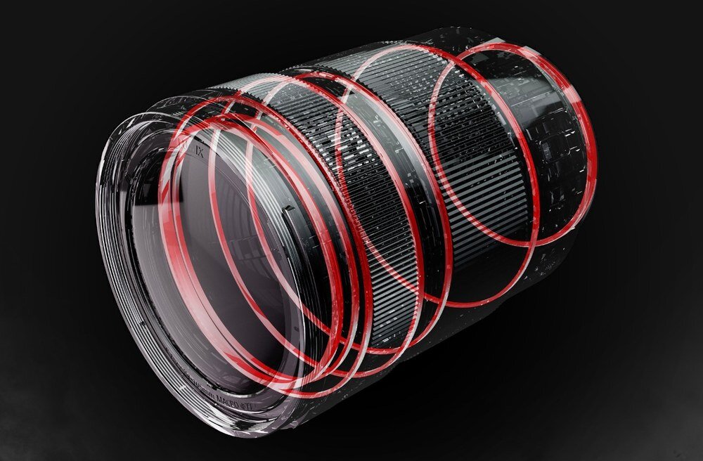 Obiektyw PANASONIC S-R24105E 24-105mm f-4 wizualizacja uszczelnienia