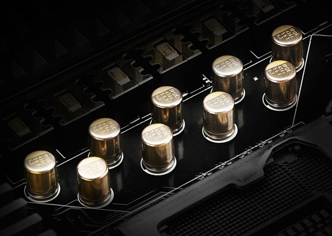 Komputer ASUS ExpertCenter D7 SFF  - kondensatory typu solid 