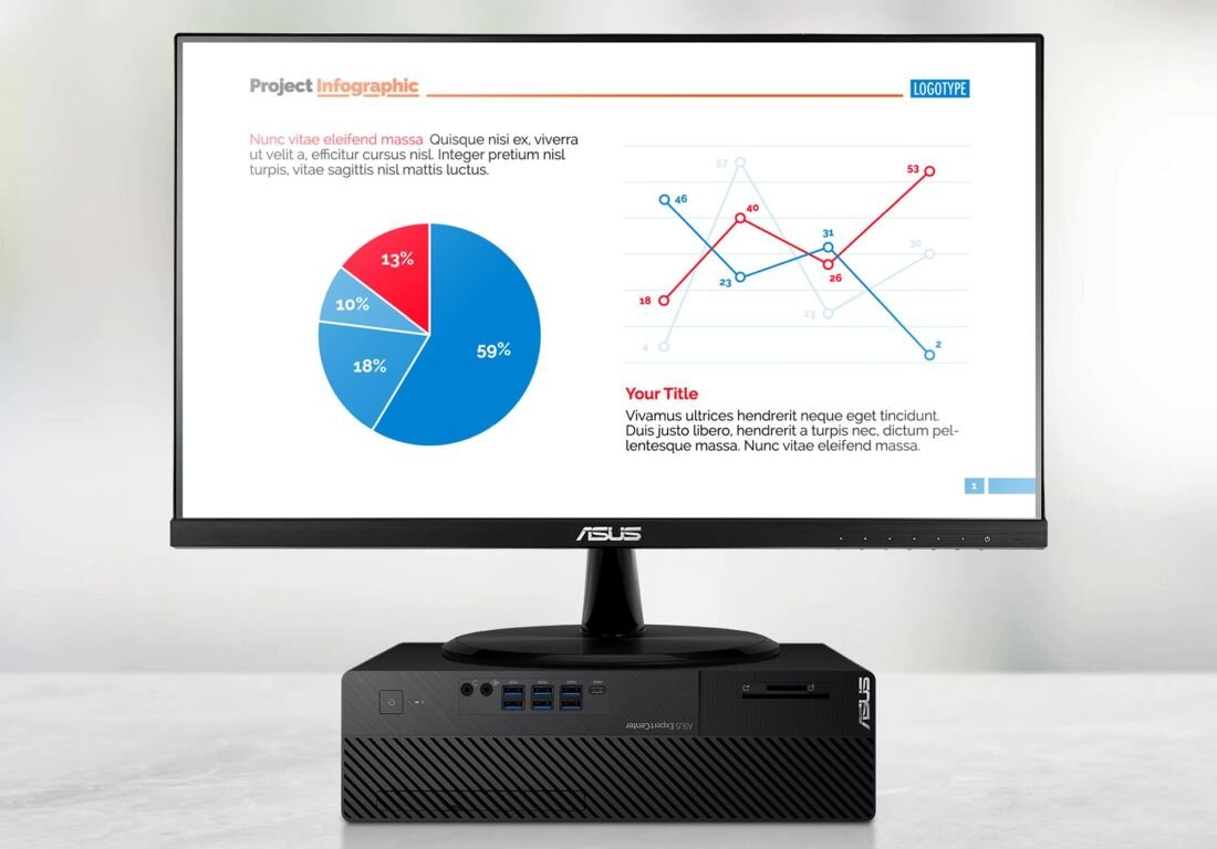 Komputer ASUS ExpertCenter D7 SFF  - Mini-Tower