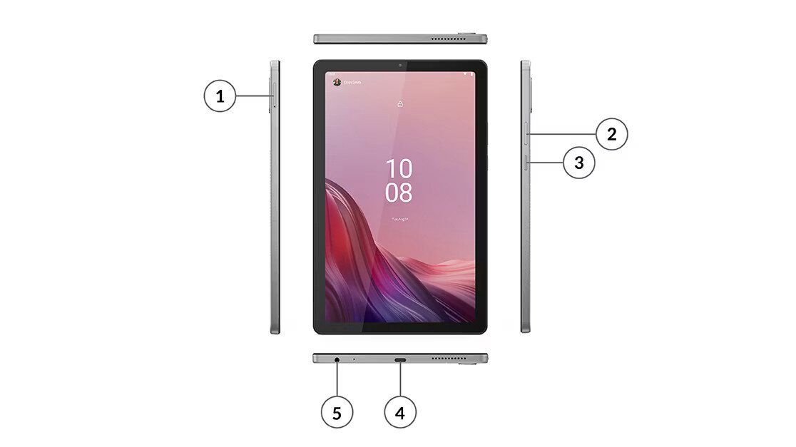 Tablet LENOVO Tab M9 - porty