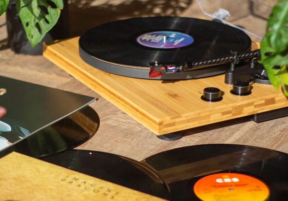 Gramofon LENCO LBT-335 Bambus dzwiek jakosc bluetooth unikalnosc