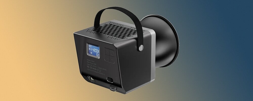 Lampa LED Ulanzi LT005 wyświetlacz led oraz przyciski