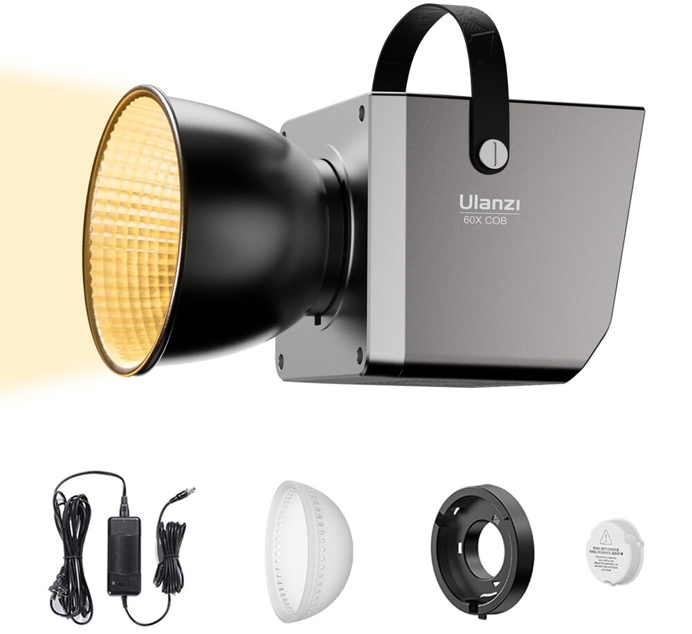 Lampa LED Ulanzi LT005 prezentacja zestawu