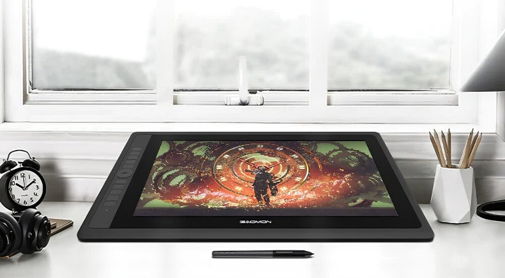 Tablet graficzny GAOMON PD156 Pro pióro dokładność