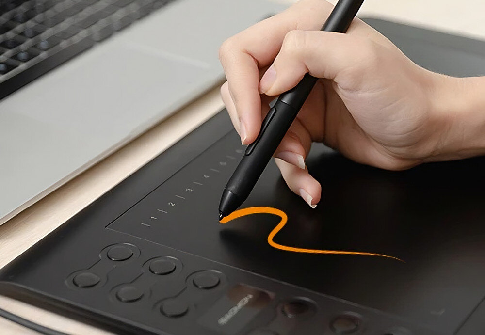 Tablet graficzny GAOMON M106K Pro pióro precyzja nachylenie
