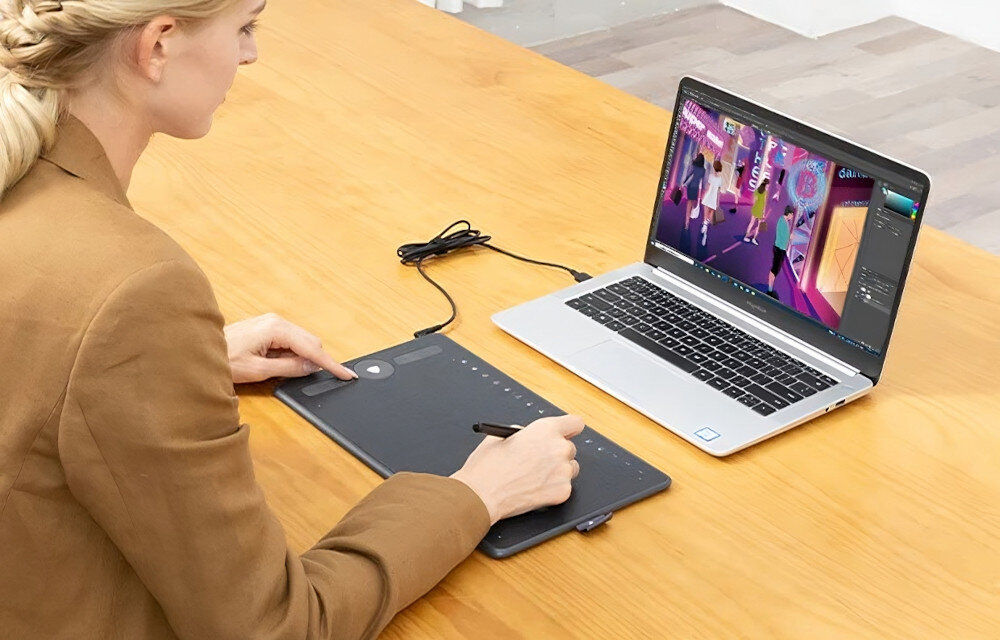 Tablet graficzny GAOMON M1230 obsługa pióro czułość