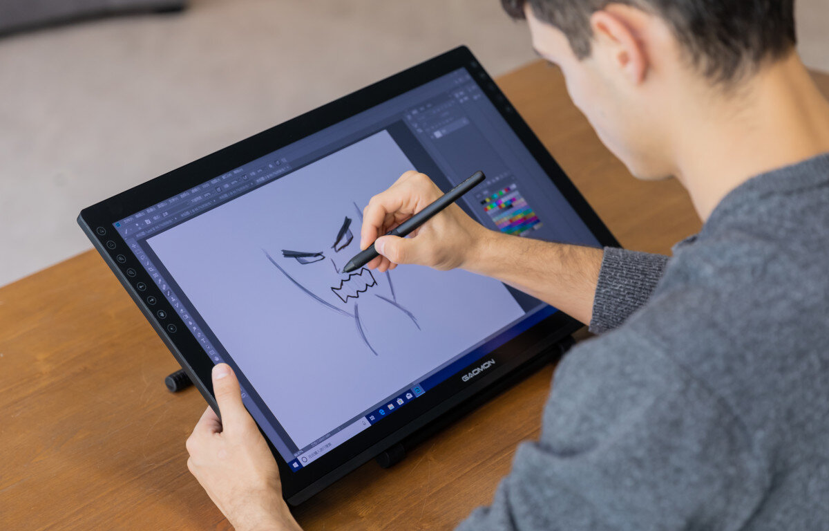Tablet graficzny GAOMON PD2200 przyciski skróty