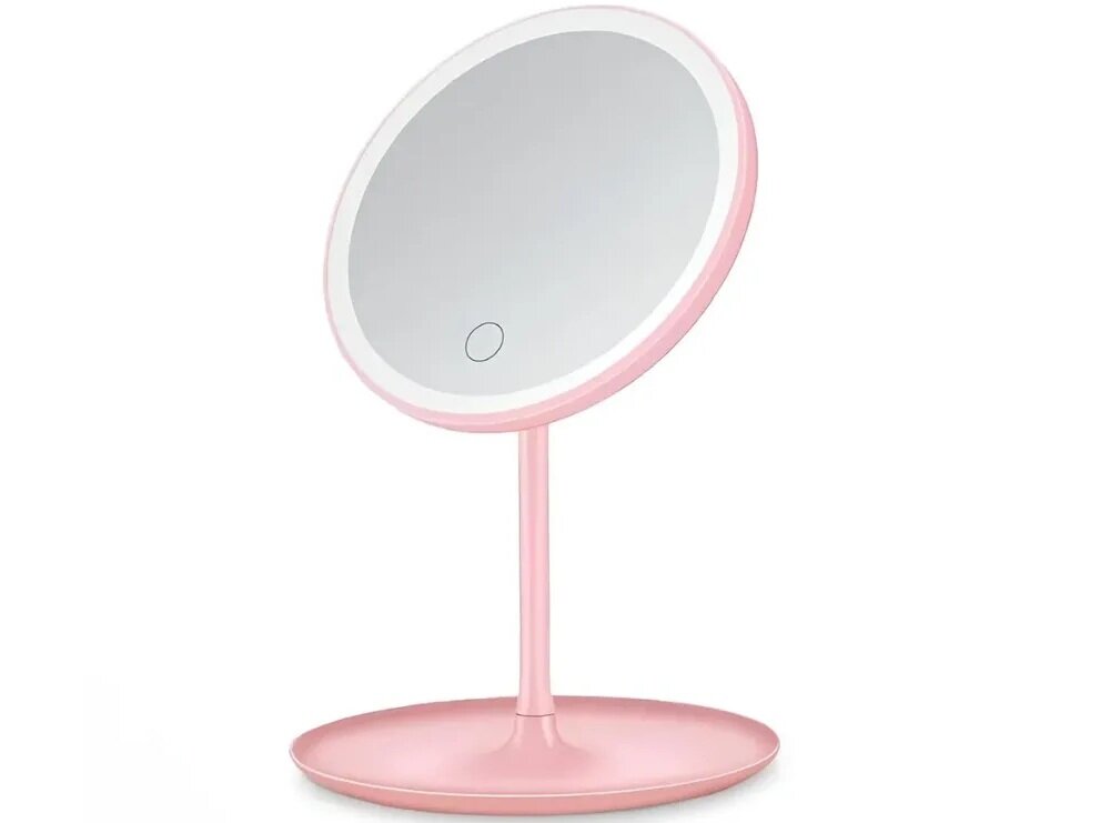 Lusterko kosmetyczne EXTRALINK Cosmetic Mirror elegancka forma, pasuje do każdej przestrzeni, pomaga uzyskać spójny makijaż