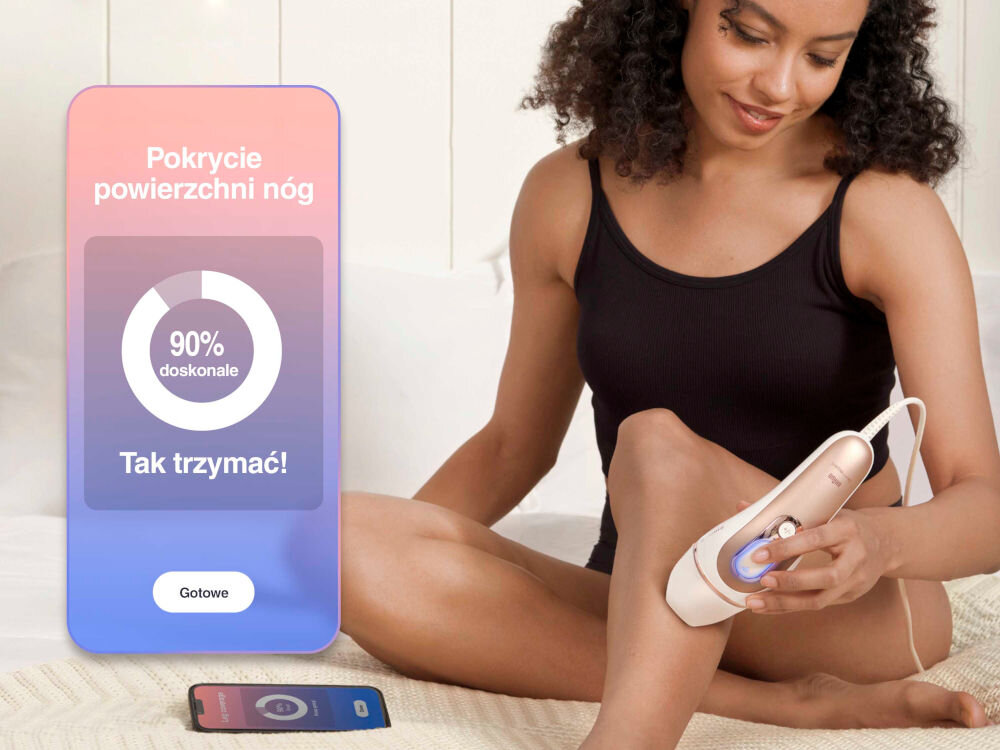 Depilator BRAUN Skin I-expert Smart IPL PL7253 bezpieczny dla skóry filtr uv