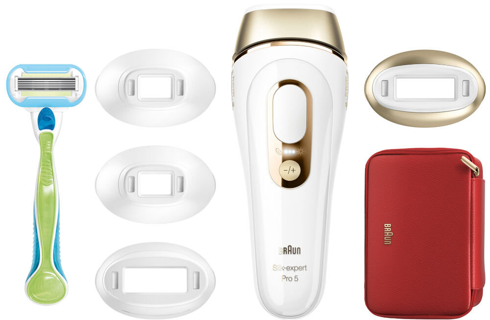 Depilator BRAUN Silk-expert Pro 5 IPL PL5382 zestaw akcesoria komplet wyposazenie