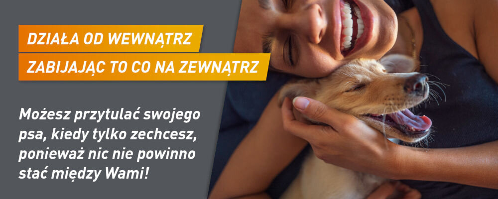 Tabletka przeciw pchłom i kleszczom FRONTPRO L (10 - 25 kg) ochrona skutecznosc ochrona przed kleszczami do 4 tygodni szybkie działanie