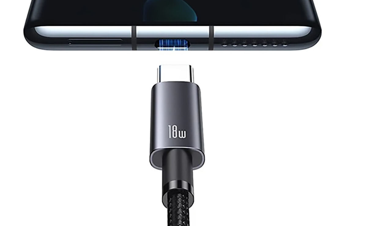 Kabel USB - USB-C USAMS SJ666USB01 3A 2 m Fast Charging Stalowy moc do 3A technologia Fast Charge szybki transfer danych do 480 Mbps