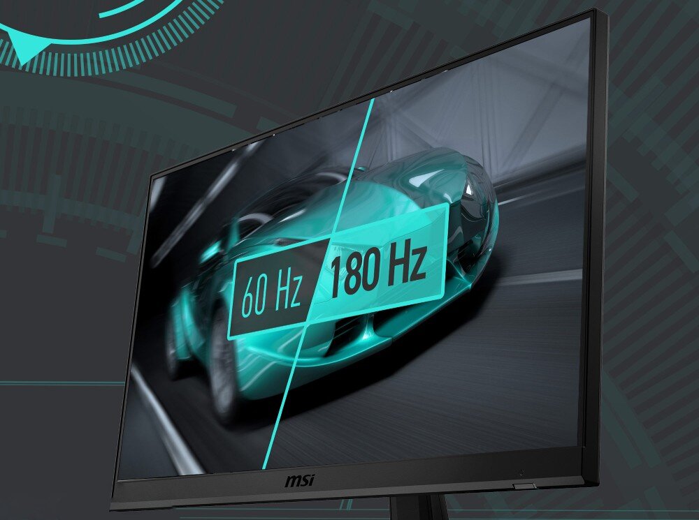 Monitor MSI G2412F 23.8 1920x1080px IPS 180Hz 1 ms [GTG] odświeżanie czas reakcji płynność