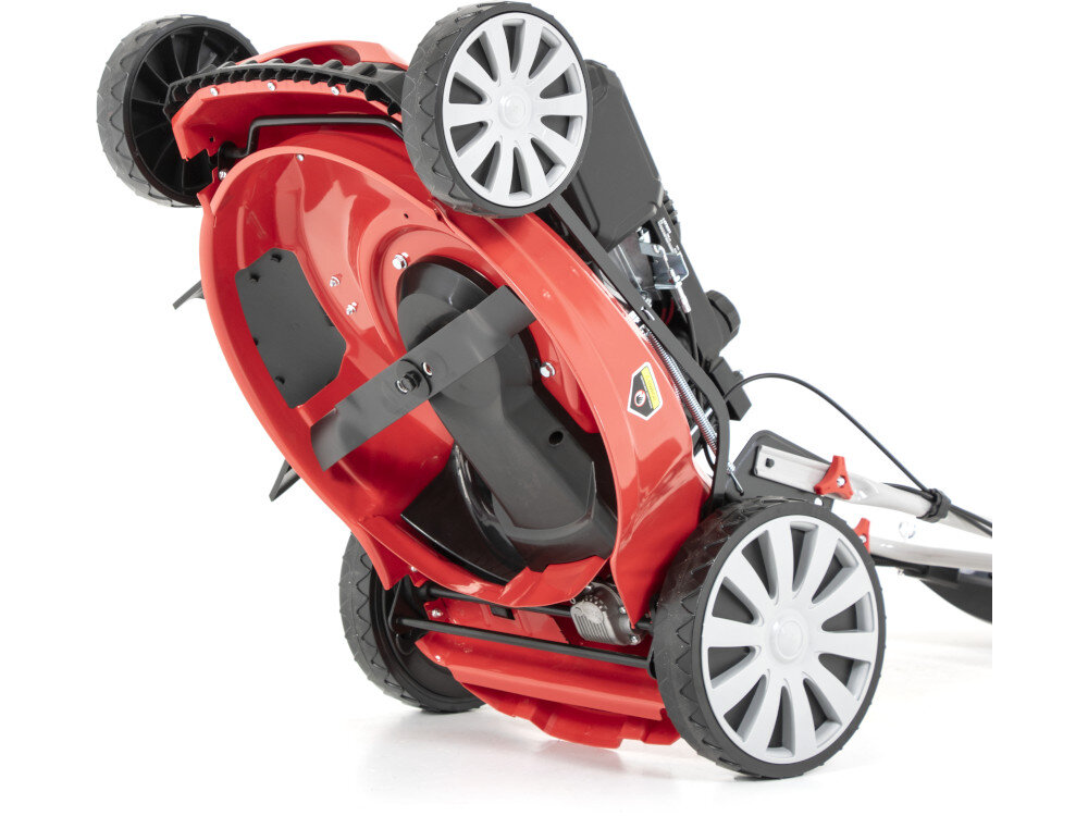Kosiarka spalinowa FAWORYT SH51N196LE-4W1 Loncin V200 z napędem 510mm 3.7kW noze z wysokiej jakosci stali wyprofilowanie nozy ksztaltowanie krawedzi tnacych szerokosc robocza 51 cm