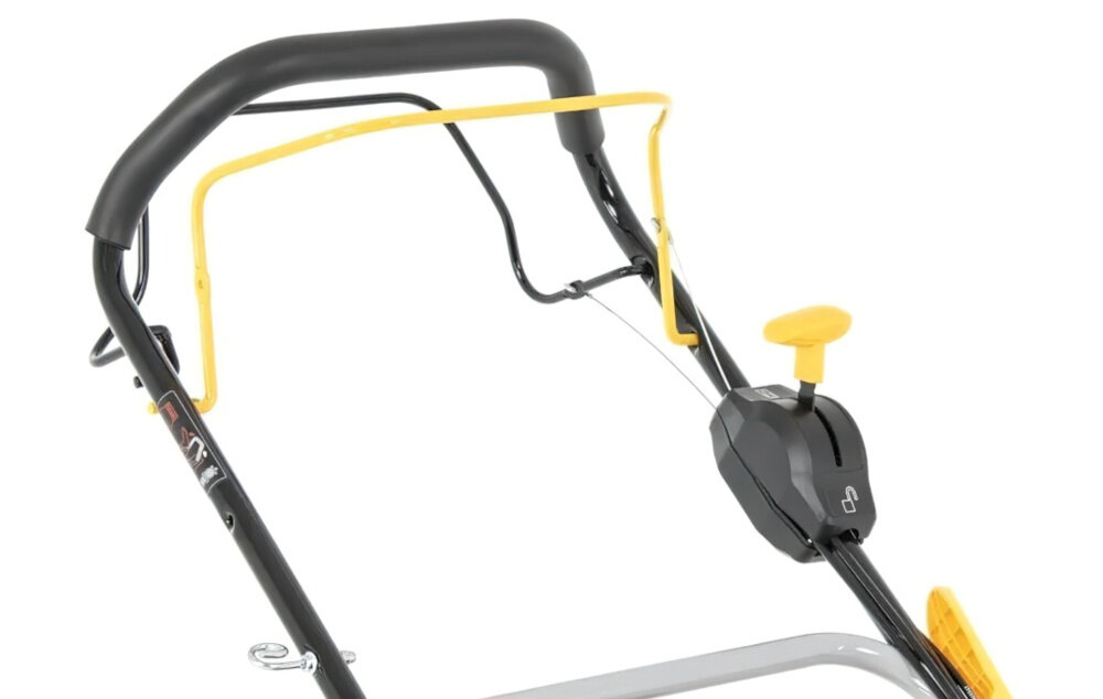 Kosiarka spalinowa LIDER DK20N224T Ducar DV224 510mm 4.4kW zbliżenie na uchwyt komfortowy uchwyt miękkie wykończenie pewny chwyt chroni dłonie przed odciskami i otarciami uchwyt można złożyć