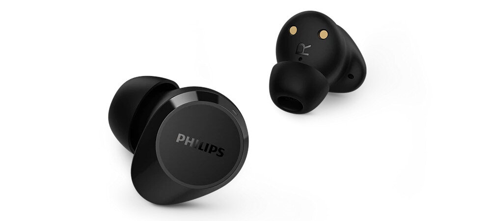 Słuchawki dokanałowe PHILIPS TAT1209 dopasowanie lekkosc konstrukcja oslony sterowanie