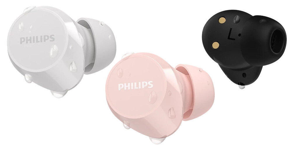 Słuchawki dokanałowe PHILIPS TAT1209 odpornosc woda pot zachlapanie