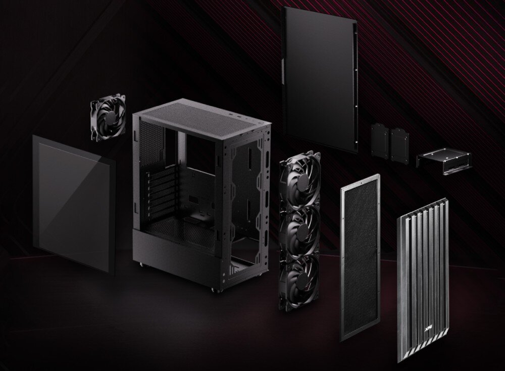 Obudowa ADATA XPG VALOR Storm Czarny cechy zalety wielkość