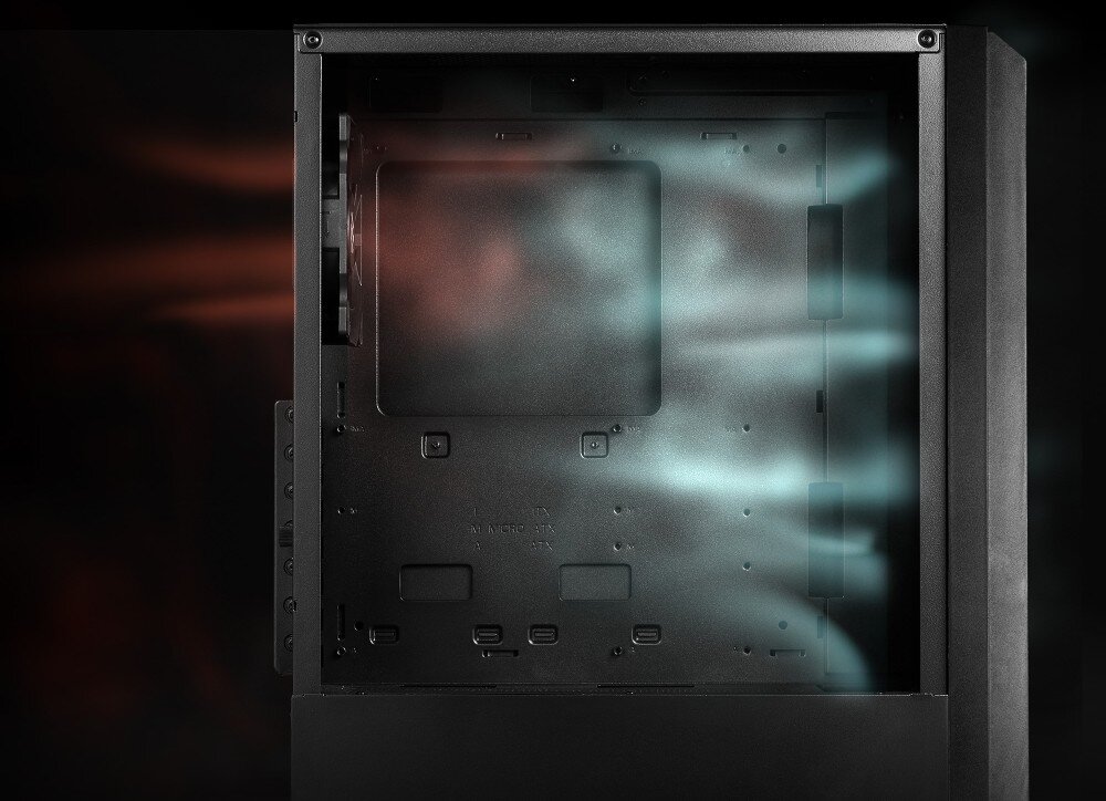 Obudowa ADATA XPG VALOR Storm Czarny wentylacja wentylatory filtry chłodzenie wodne