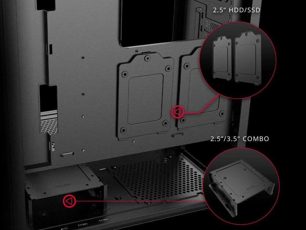 Obudowa ADATA XPG VALOR Storm Czarny kompatybilność płyta główna standard karta długość