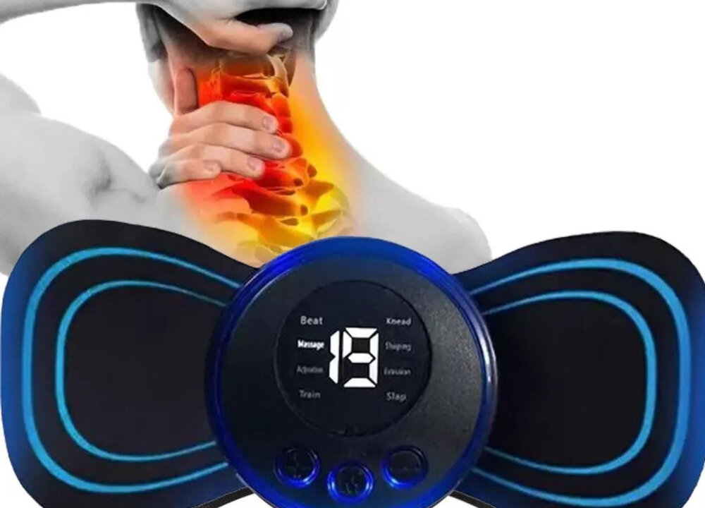 Masażer EXTRALINK Mini Massage Stick Skuteczna terapia w domu TENS EMS łagodzić ból mięśni, napięcia i uczucie sztywności Technologia impulsów elektrycznych