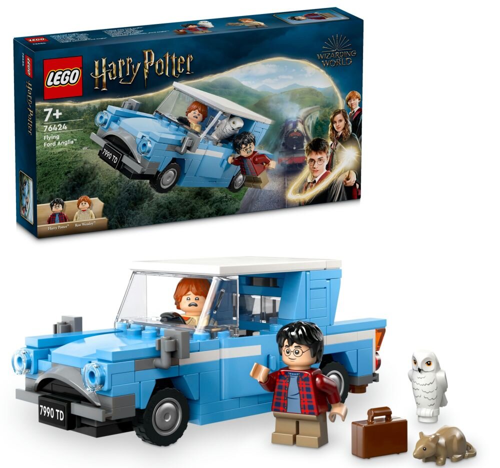 LEGO 76424 Harry Potter Latający Ford Anglia klocki elementy zabawa łączenie figurki akcesoria figurka zestaw