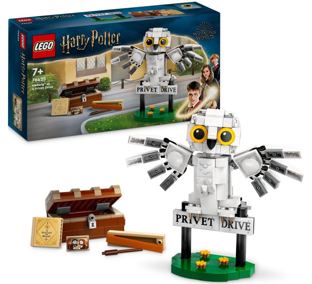 LEGO 76425 Harry Potter Hedwiga z wizytą na ul. Privet Drive 4 zestaw