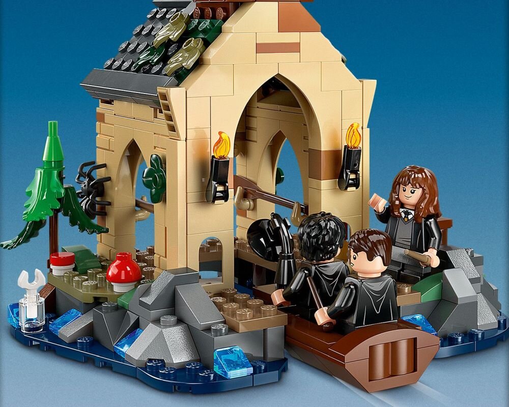 LEGO 76426 Harry Potter Dom na wodzie przy Hogwarcie klocki elementy zabawa łączenie figurki akcesoria figurka zestaw