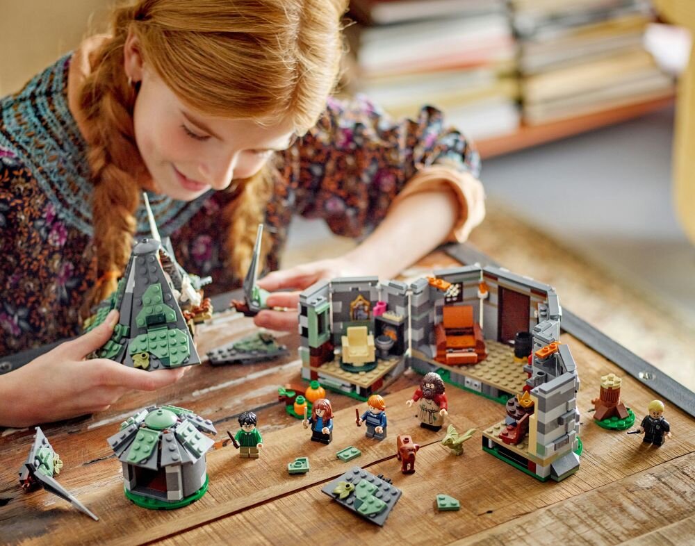 LEGO 76428 Harry Potter Chatka Hagrida Niespodziewana wizyta rozwój