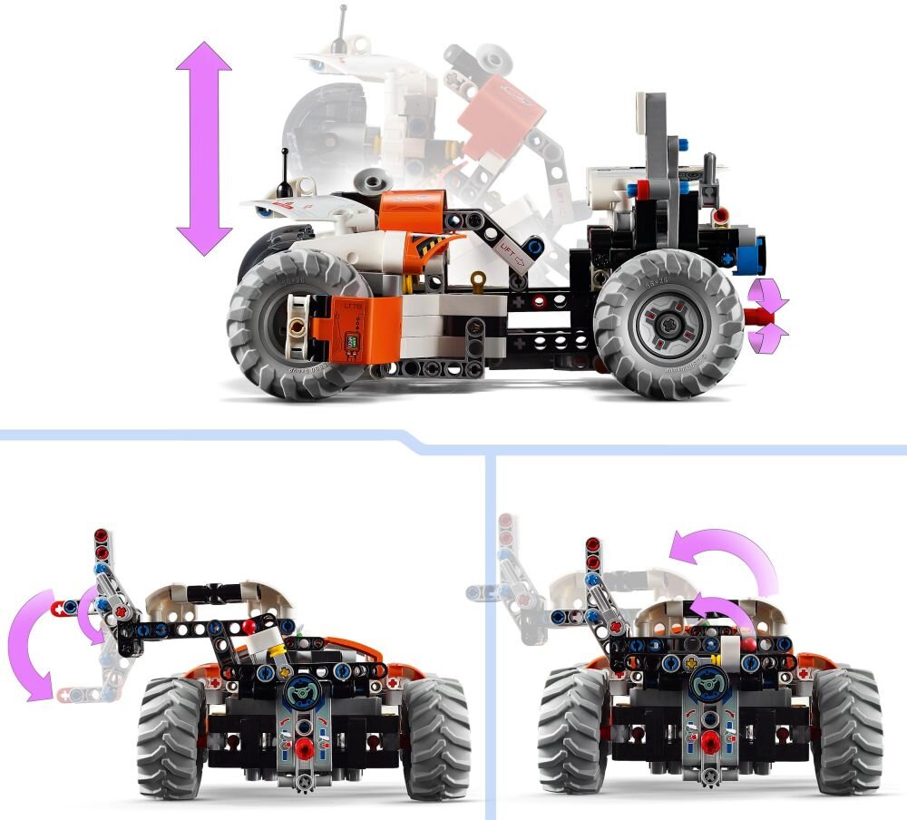 LEGO 42178 Technic Kosmiczna ładowarka LT78 klocki elementy zabawa łączenie figurki akcesoria figurka zestaw