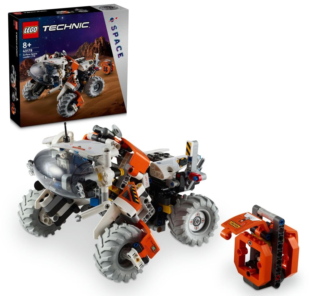 LEGO 42178 Technic Kosmiczna ładowarka LT78 klocki elementy zabawa łączenie figurki akcesoria figurka zestaw