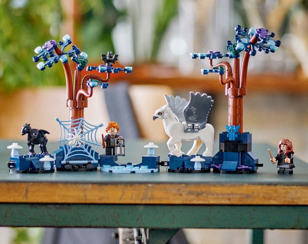 LEGO 76432 Harry Potter Zakazany Las: magiczne stworzenia klocki elementy zabawa łączenie figurki akcesoria figurka zestaw 